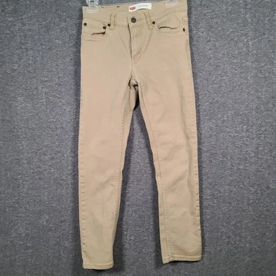 Levi's 510 Skinny Boys Size 14 27 X 27 Khaki Jeans - Image 1 of 4