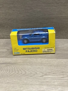 Raro modello pressofuso Boley 1:64 Pajero Mitsubishi blu con scatola - Foto 1 di 6