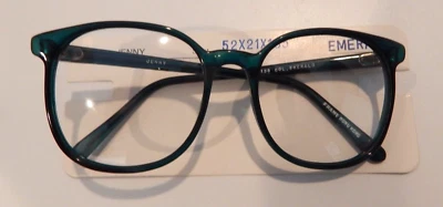 Marco de gafas redondo vintage MAINSTREET Jenny Emerald 52/21 P3 nuevo de lote #256 Foto 1 de 4