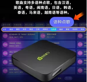 Online Karaoke KTV Szafa grająca TV BOX, domowy karaoke WiFi online sing. Wielofunkcyjny - Zdjęcie 1 z 11