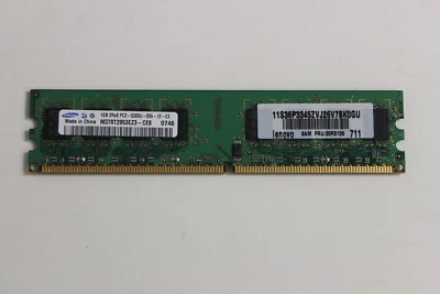 LENOVO 30R5126 36P3345 1GB 2RX8 PC2-5300U 240 PIN DIMM SAMSUNG M378T2953EZ3-CE6 - Image 1 of 2