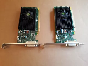 Two NEW NVIDIA NVS 315 Video Graphic Card PCI Express W/ Cable & Extra - Picture 1 of 10