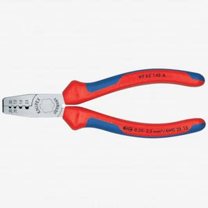 Knipex 97-62-145-A Trapez-Crimpzange für Endhülsen (Aderendhülsen) - Mult - Bild 1 von 1