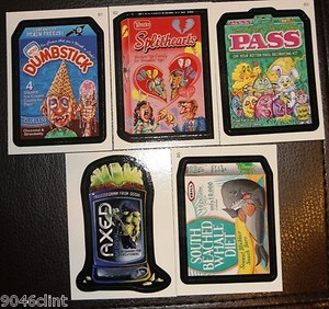 TOPPS 2007 WACKY PACKAGES ANS6 COMPLETE BONUS CARD SET B1 B2 B3 B4 B5 RARE SET