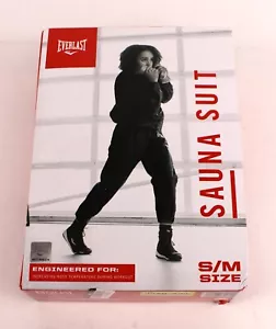 Everlast Sauna Suit S/M Size, Model P00002748, Black, NEW - Picture 1 of 5