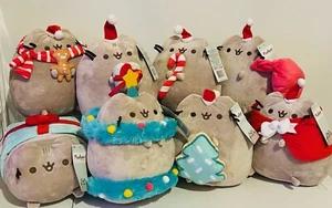 Brand New Pusheen The Cat Licensed Pusheen X'mas Plush Toy 23cm - Picture 1 of 9