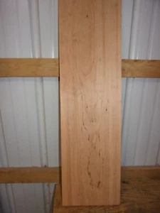 1 PC CHERRY WOOD KILN DRIED BOARD LUMBER 36 1/4"X 10 1/4"X 1" F40 FLAT WIDE - Picture 1 of 8