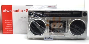 Aiwa Boombox Audio-G RCP1 Wide FM USB GAA4-RCP0001 Cassette Tape Player NEW - Picture 1 of 6