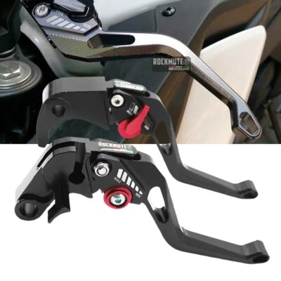 Пара черных ручных рычагов управления тормозной муфтой с ЧПУ для DORSODURO 900 DORSODURO 750 - Изображение 1 из 4