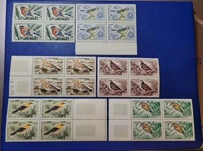 Lebanon 1965 Sc# 434-439 MNH (6) BLK4 Birds GOLDEN ORIOLE BEE EATER (B153) - Image 1 of 2