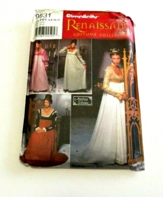 Simplicity 9531 Halloween Costume Pattern Renaissance Medieval LARP Cosplay - Image 1 of 4