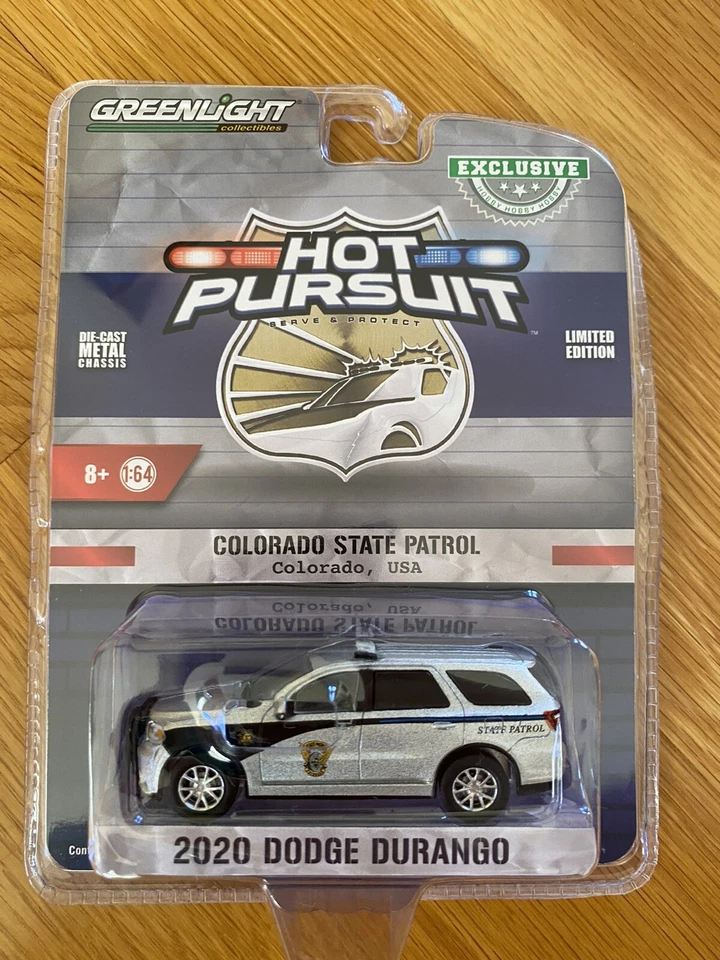 Greenlight Hot Pursuit Colorado State Patrol 2020 Dodge Durango 1/64 Limited Ed. - Image 1 of 4