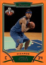 2008-09 Bowman Orange Washington Wizards Basketball Card #127 JaVale McGee /299