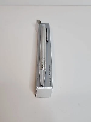 Bolígrafo Lamy Logo acero inoxidable cepillado. Tinta azul. (Lote de 4 bolígrafos) Foto 1 de 4