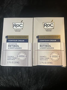 (2er Pack) RoC Derm Correxion Konturcreme Advanced Retinol & Swertiamarin 1,7 Unzen - Bild 1 von 1