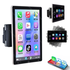 Double 2Din 10" Touch Screen Android 13 Car Stereo Bluetooth Radio Apple Carplay - Picture 1 of 15