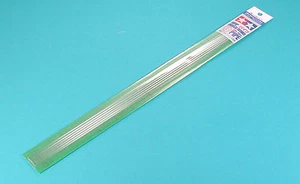 (2,50€/M) Tamiya 300070159 Rundstab 3mm (5) 400 mm klar/weich Kunststoff - Bild 1 von 1