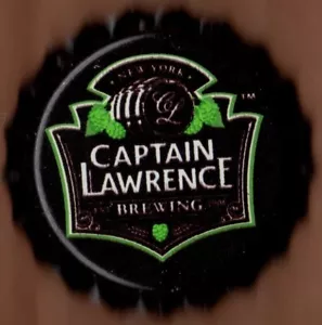 Tappo bottiglia corona birra foderato in plastica USA: Captain Lawrence Brewing - Foto 1 di 1