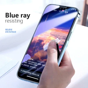 Anti-Blaulicht Hydrogel Folie Schutzfolie für iPhone 15 Pro 11 12 XS 14 SE 13 XR 7 - Bild 1 von 24
