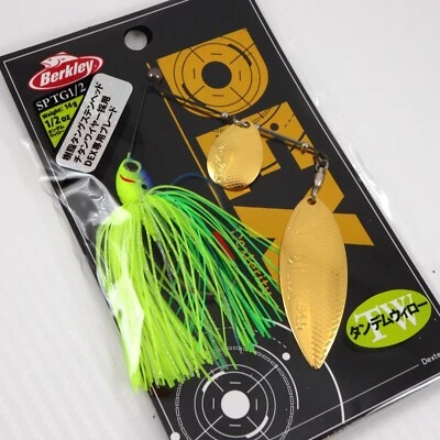 Señuelo BERKLEY DEX AZUL ESPALDA CHARTREUSE JDM Titanio Tungsteno Spinnerbait 1/2oz Foto 1 de 3