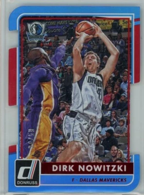 2015–16 Panini Donruss Дирк Новицки HOF Коби Брайант HOF штампованная фольга 34/59 РЕДКАЯ - Изображение 1 из 2