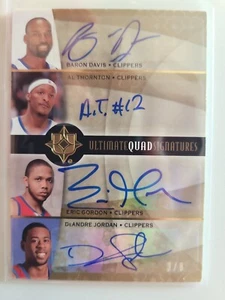 2008 NBA Ultimate Collection, Davis/Thornton/Gordon/Jordan, - Picture 1 of 2