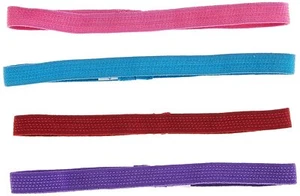 Goody SlideProof Silicone Headwraps, Girls, Assorted Colors, 4-count - Bild 1 von 5