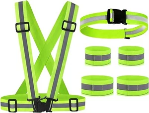 Johiux High Visibility Reflective Running Gear for Running, Walking, Cycling  - Picture 1 of 7