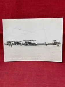 World War I Era Biplane On The Ground Original Photos Vintage - Picture 1 of 9