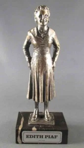 Edith Piaf - Statue en métal injecté 16cm - Daviland France 1978 - Imagen 1 de 3