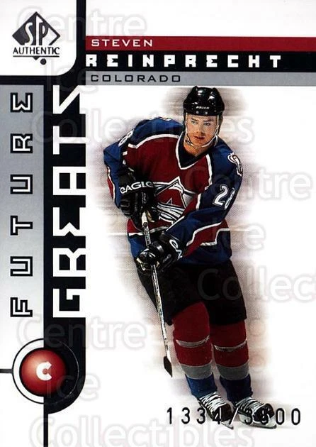 2001-02 SP Authentic #122 Steven Reinprecht - Image 1 of 1