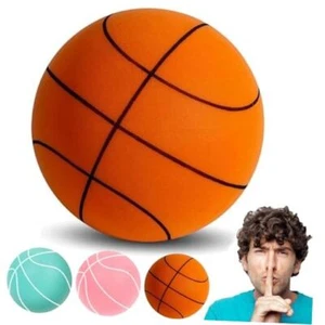 Silent Basketball No Noise, Uncoated High-Density Foam Quiet No.7 Orange - Picture 1 of 7
