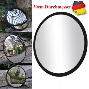 DE 30cm Panorama Konvex Überwachungsspiegel Sicherheitsspiegel Verkehrs spiegel - Bild 1 von 12