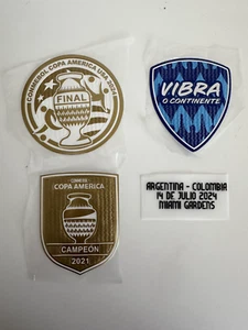 Copa America 2024 FInal jersey badge set- Argentina - Picture 1 of 5