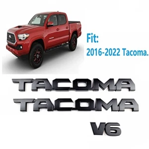 High Quality User Friendly Quick-Install Car Emblem Sticker for Toyota Tacoma V6 - Foto 1 di 5