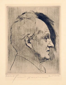 Emil Orlik (1870-1932), Gerhart Hauptmann, 1922 - Picture 1 of 3