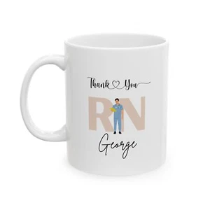 Personalized RN Mug,Future Nurse, Nurse graduation,Custom Mug, Appreciation Gift - Picture 1 of 3