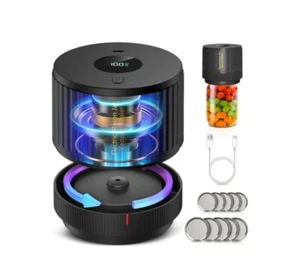 Electric Mason Jar Vacuum Sealer, Compatible with Wide and Regular Mouth - Picture 1 of 6