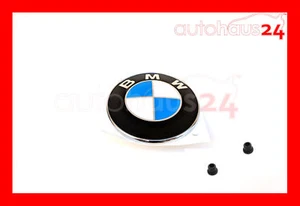 BMW E31 E52 840I 850I Z8 GENUINE EMBLEM ROUNDEL HOOD BADGE 1990-2003 W/ GROMMETS - Picture 1 of 6