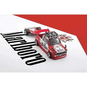 LIBERTY64 1:64 Honda Pickup w Trailer Malboro - Picture 1 of 5