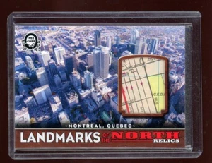 2018-19 OPC Coast to Coast Landmarks of the North Map Relics Montreal, Qc *S4782 - Picture 1 of 1