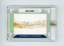 James J. Braddock 2018-19 Leaf Pearl Signature Cuts 2/2 Auto 2019 Cinderella Man