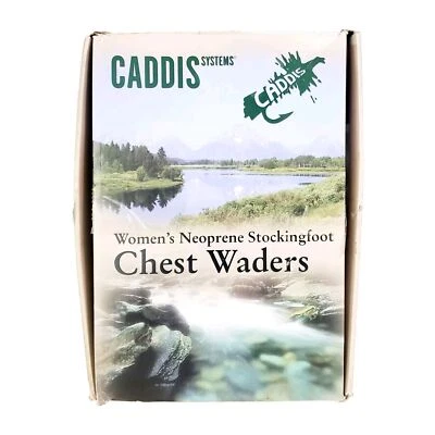 Caddis Women's Neoprene Stockingfoot Waders Large (Green) CA5907W-LQ - Image 1 of 4