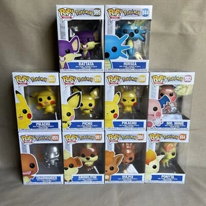 Funko Pop Pokemon Horsea Pikachu Charmander Ponyta Growlithe Mr Mime 10 Stück + - Bild 1 von 15