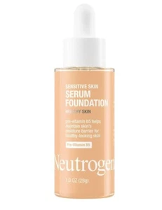 Neutrogena Sensitive Skin Serum Foundation, Light/Medium 03, 1 oz.. - Picture 1 of 5