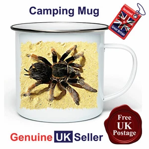 Tarantula Camping Mug, Hiking Mug, Tarantula Mug, Outdoor Mug, Tin Mug, - Picture 1 of 1
