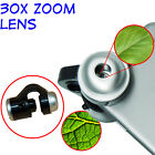 30X Cell Microscope Zoom Lens LED Clip-On Phone Camera Accessories-Micro Lens US