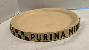 Vintage Ralston Purina Mink Chow Advertising Watt Pottery Bowl Feed Tray - Picture 1 of 7