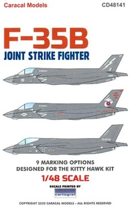 Calcomanías Caracal 1/48 LOCKHEED MARTIN F-35B JOINT STRIKE FIGHTER - Imagen 1 de 7