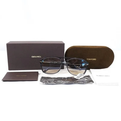 Gafas de sol Tom Ford TF1022 Rosco fotocromáticas monturas grises transparentes y lentes marrones Foto 1 de 4